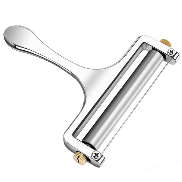Stainless Steel Wire Cheese Slicer with Handheld and Cheese Shaver for Mozzarella, Cheddar, Gruyere, Block Cheese
