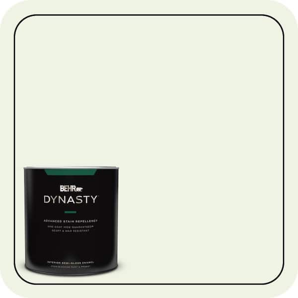BEHR DYNASTY 1 qt. #PPL-37 Aspen Whisper Semi-Gloss Enamel Interior Stain-Blocking Paint & Primer