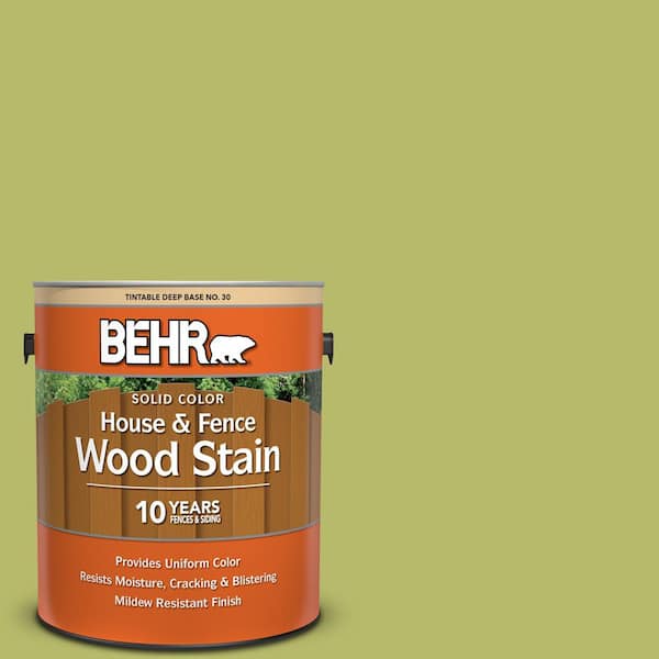 BEHR 1 gal. #P360-5 Citrus Peel Solid Color House and Fence Exterior Wood Stain