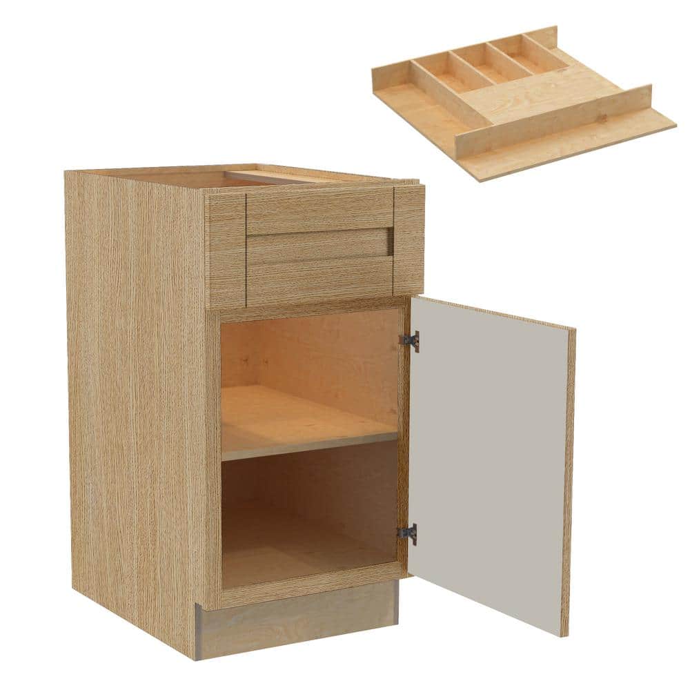 Washington 15 in. W x 24 in. D x 34.5 in. H Assembled Plywood Base Kitchen 