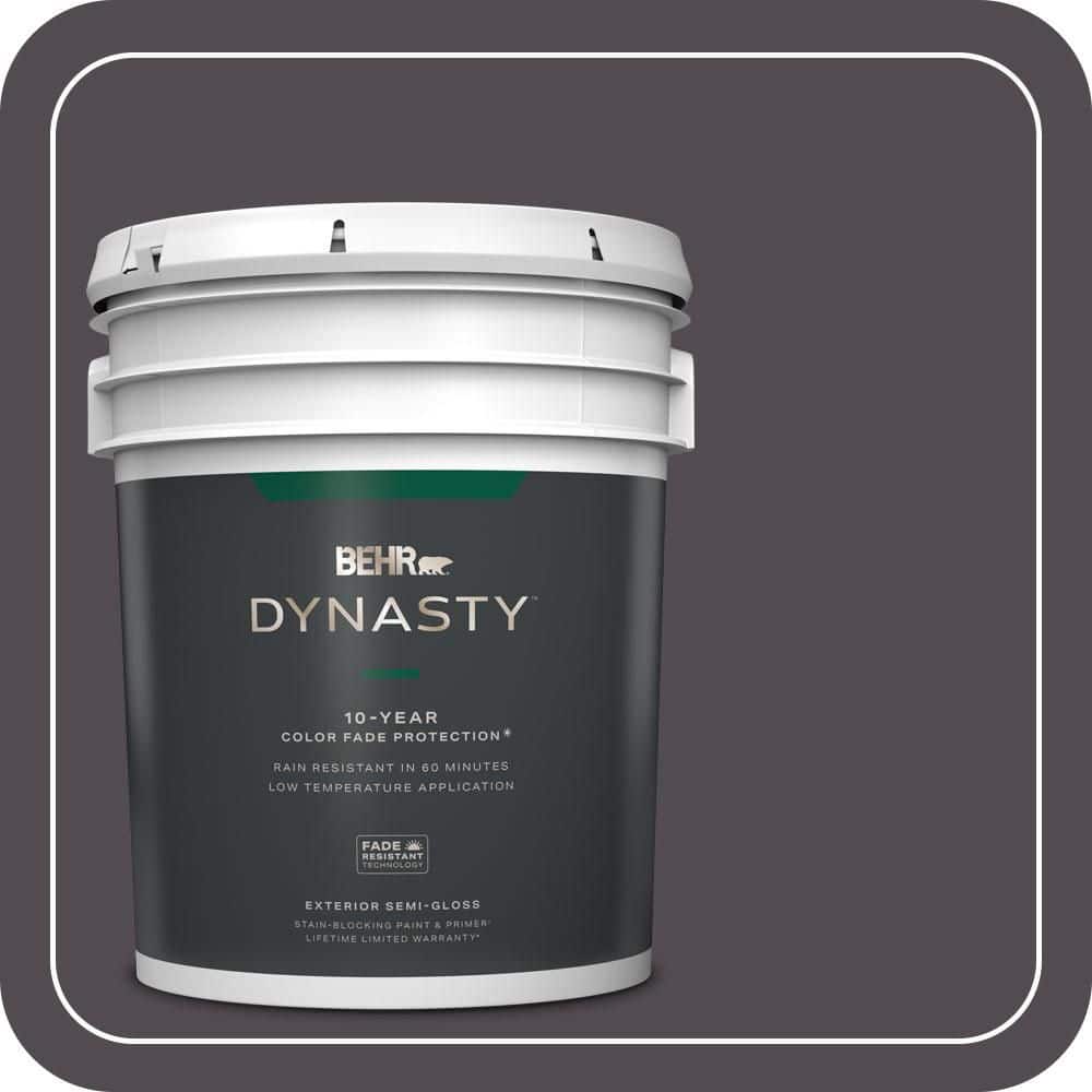 5 gal. #N570-7 Black Elegance Semi-Gloss Exterior Stain-Blocking Paint & Primer price history on PriceWatchPro