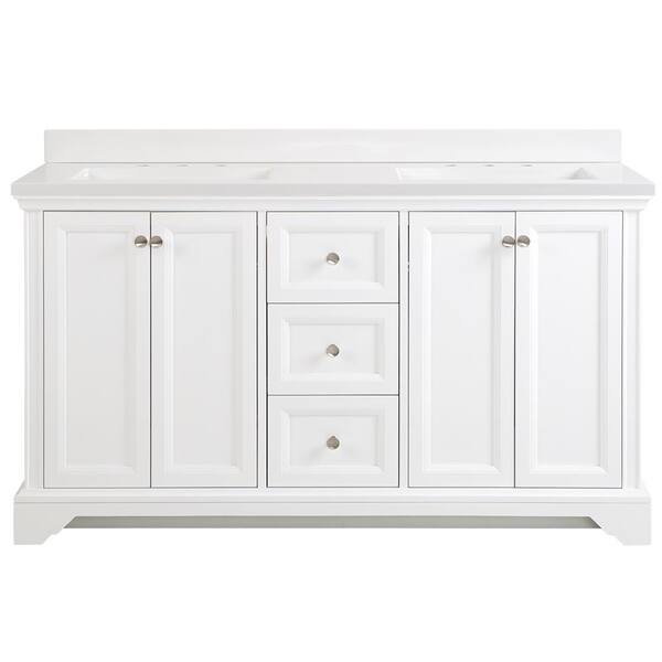 Home Decorators Collection Stratfield 61 in. W x 22 in. D Bath Vanity