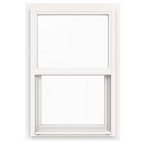 24 in. x 36 in. V-4500 Series White Single-Hung Vinyl Window with Fiberglass Mesh Screen