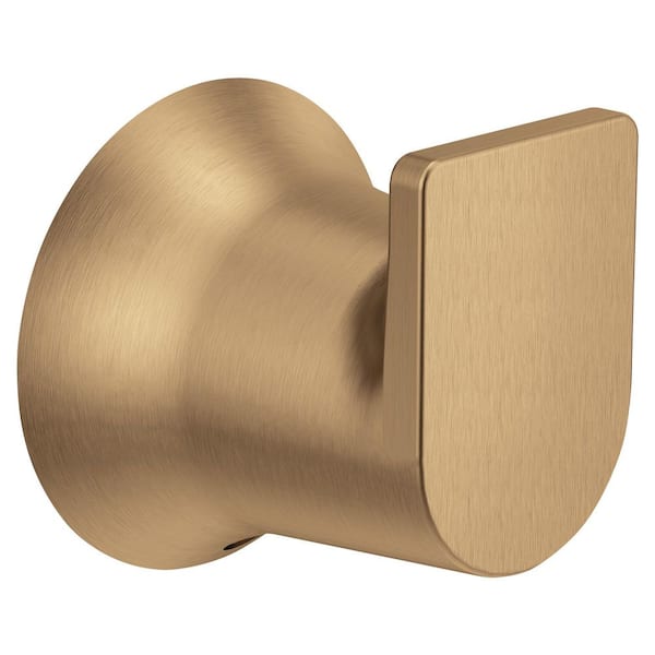 Genta Single Robe Hook in Bronzed Gold