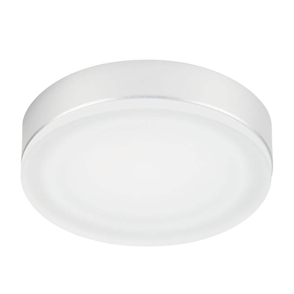 EdgeVue White LED Under Cabinet Puck Light, 4000K