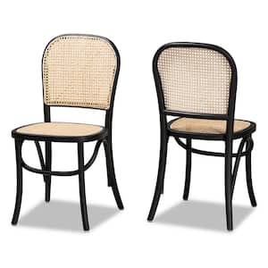 Cambree Beige and Black Dining Chair (Set of 2)