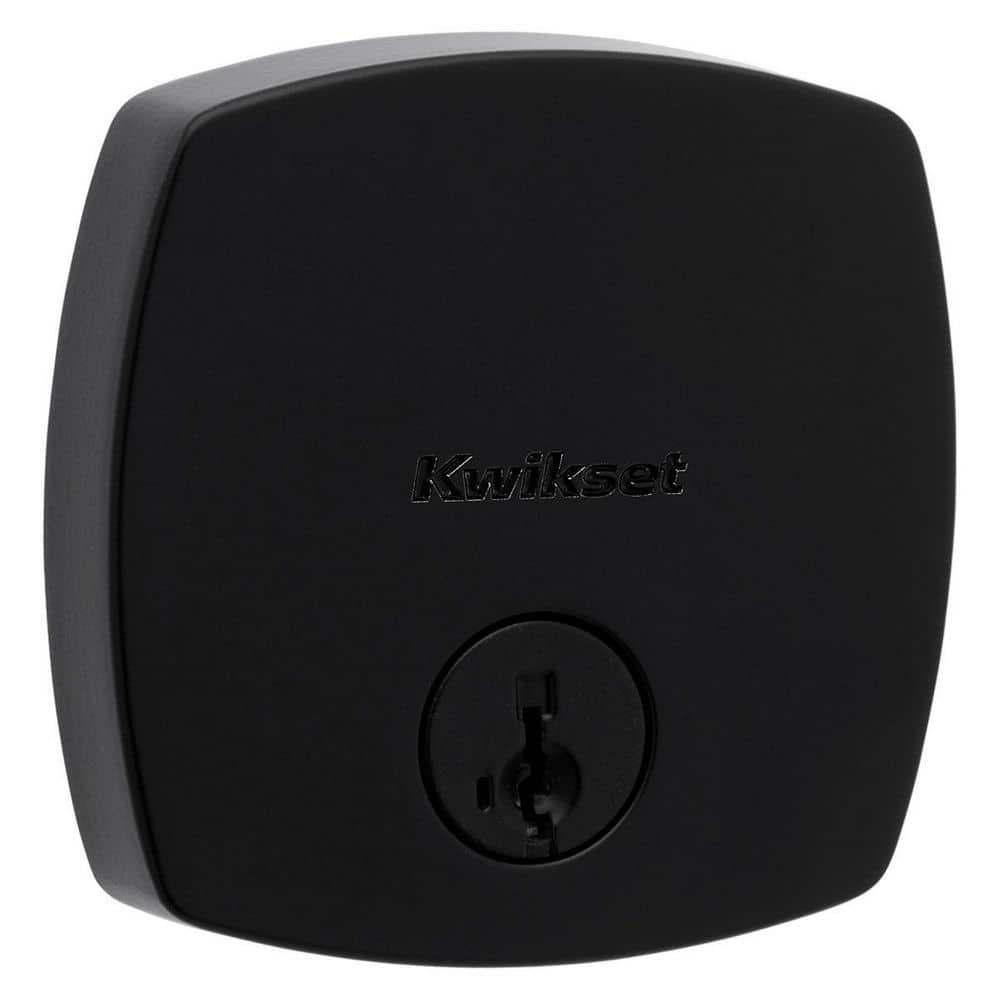 Matte Black Universal Single Cylinder Deadbolt Lock