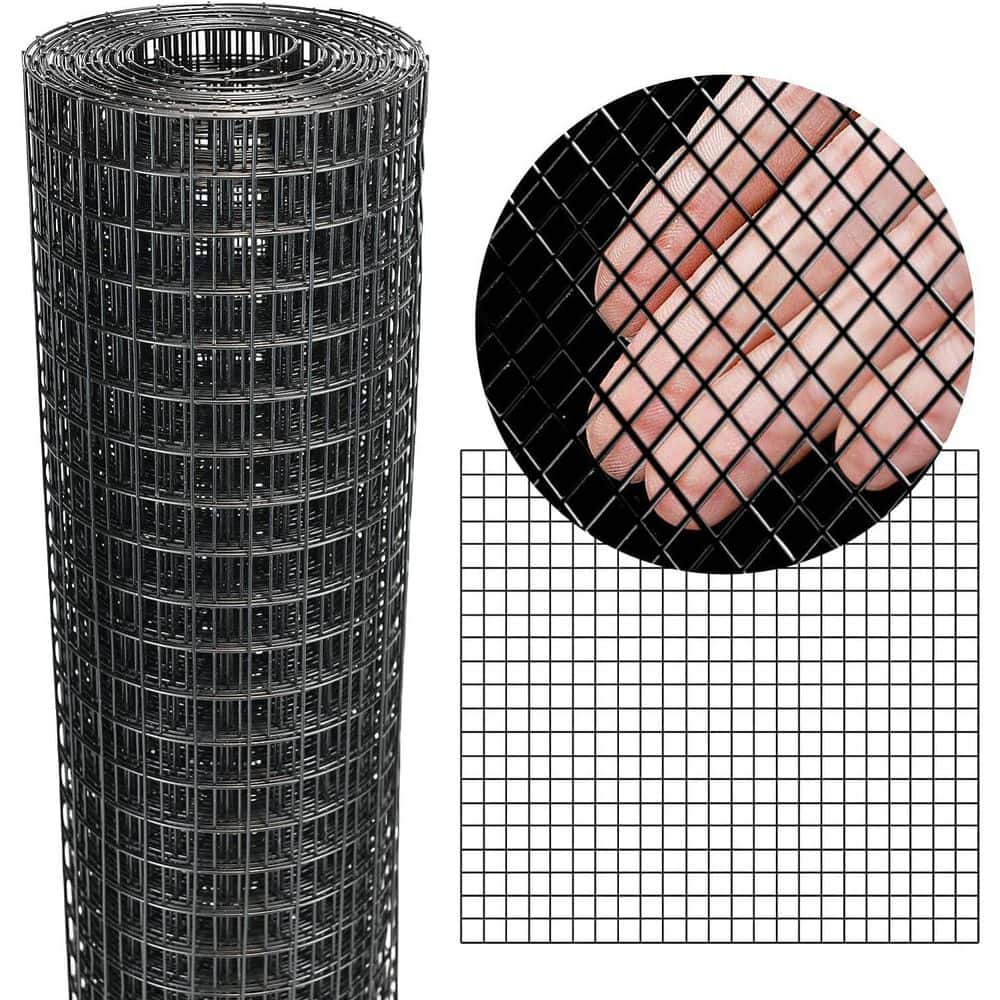 0.25 in. x 0.33 ft. x 10 ft. 23 Gauge Hardware Cloth PVC Vinyl Coated ...