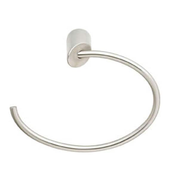 Baldwin Cecina Towel Ring in Satin Nickel