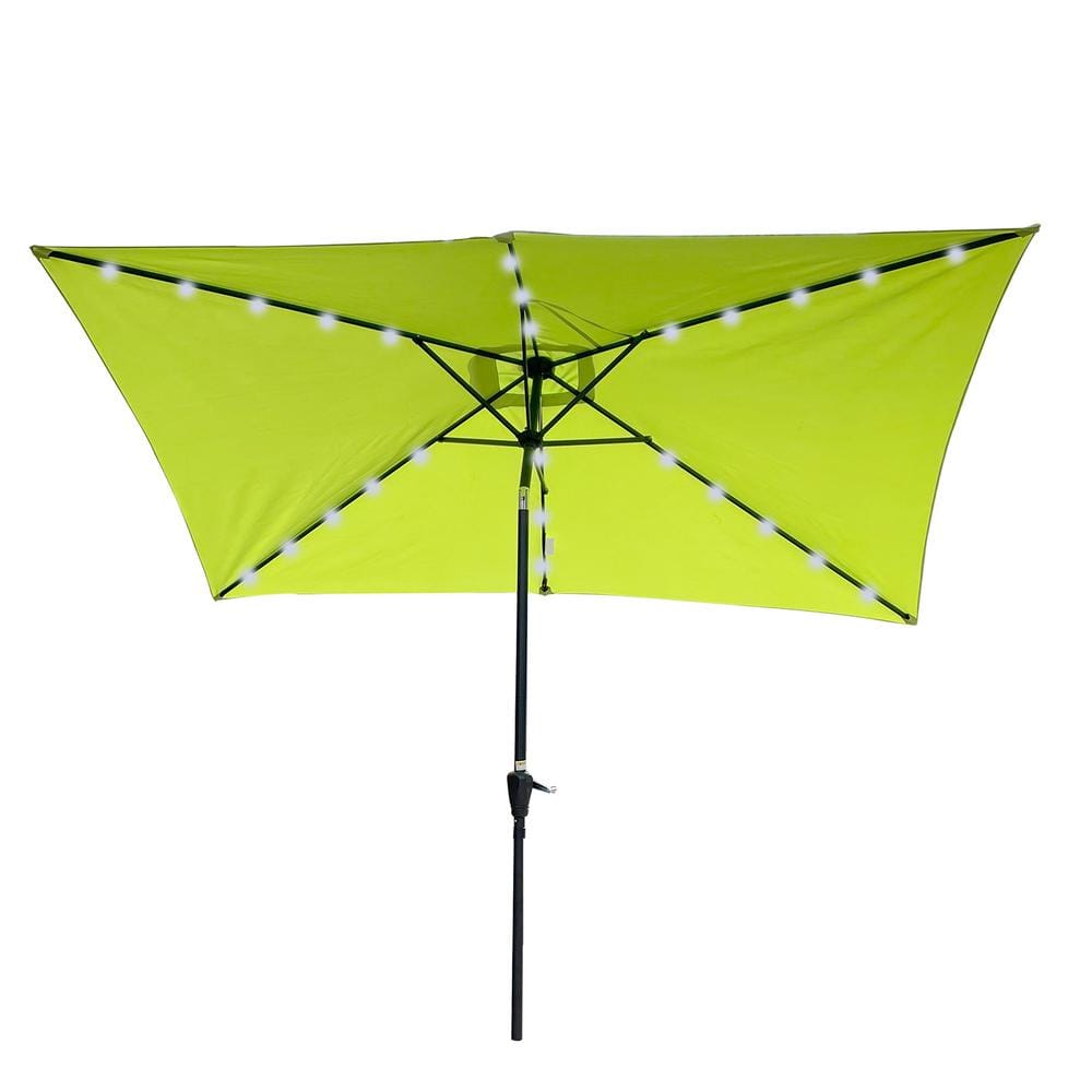 10 ft. Market Outdoor Patio Umbrella in Lime Green for Garden Backyard Pool