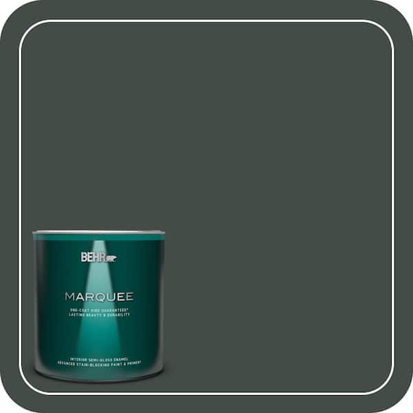 BEHR MARQUEE 1 qt. Home Decorators Collection #HDC-CL-21 Sporting Green Semi-Gloss Enamel Interior Paint & Primer