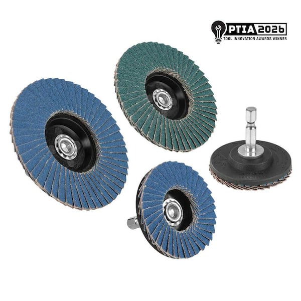 Flap Wheel Set (4-Pieces)