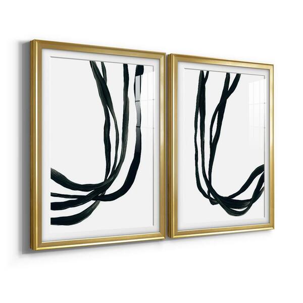 Wexford Home Onyx Ribbon I by Wexford Homes 2-Pieces Framed