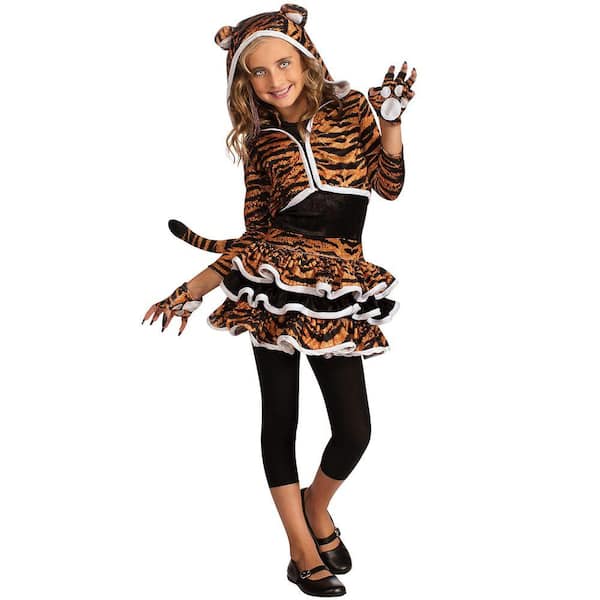 Rubie's Costumes Medium Girls Tigress Hoodie Kids Costume