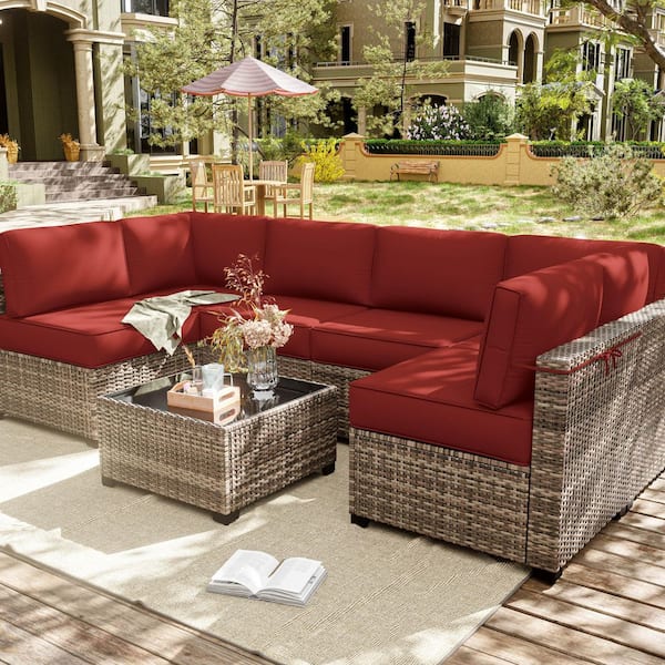 WNP 14-Piece Outdoor Cushion Cover Set (Slipcovers Only