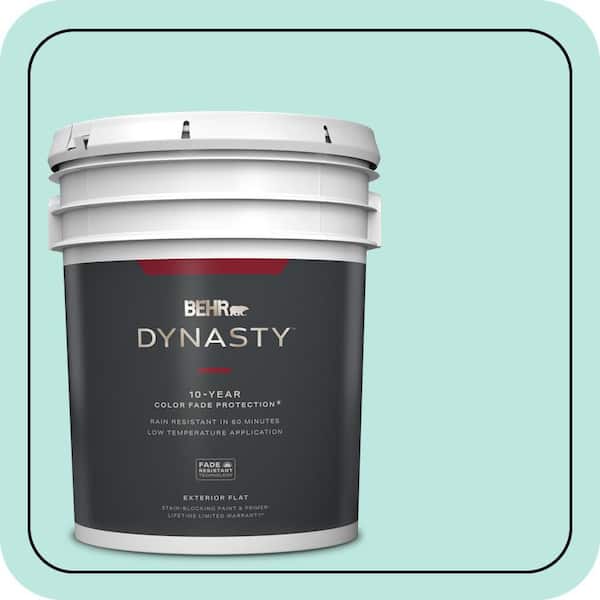 BEHR DYNASTY 5 gal. #490A-2 Cool Jazz Flat Exterior Stain-Blocking Paint & Primer