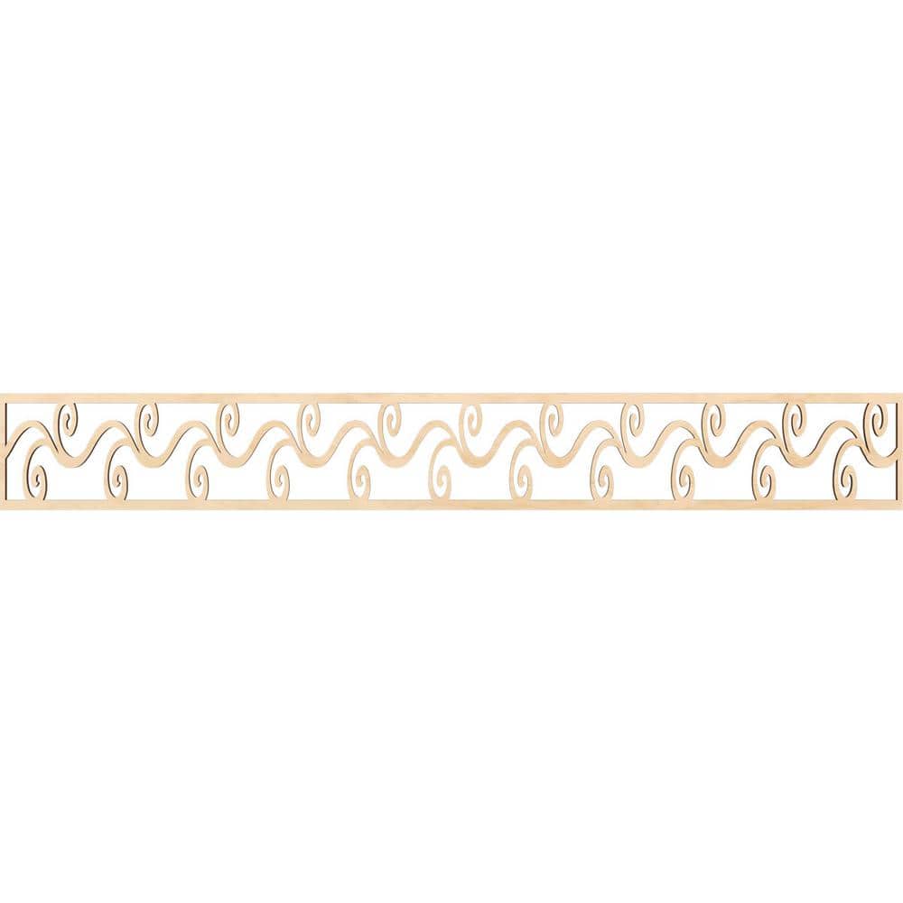 Tilden Fretwork 0.25 in. D x 46.5 in. W x 6 in. L Birch Wood Panel Moulding price history on PriceWatchPro