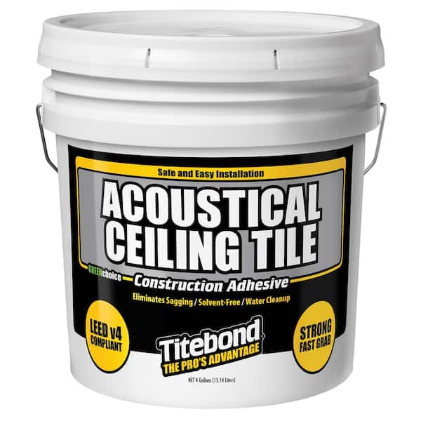 Titebond 4 Gal. Greenchoice Acoustical Ceiling Tile Adhesive