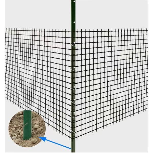 6 ft. x 164 ft. 4.6 Oz. Plastic PP Stretch Net Deer Net Protective Net Fence Net Household