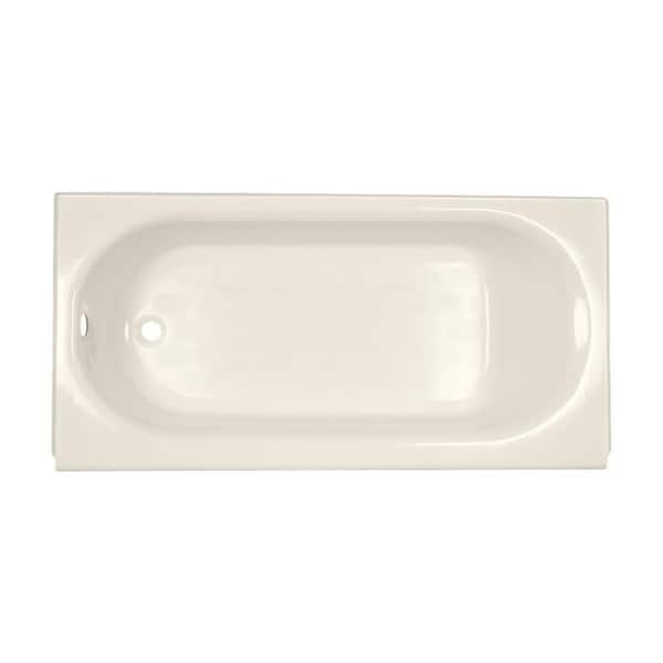 American Standard Princeton 5 ft. Left-Drain Bathtub in Linen with Luxury Ledge