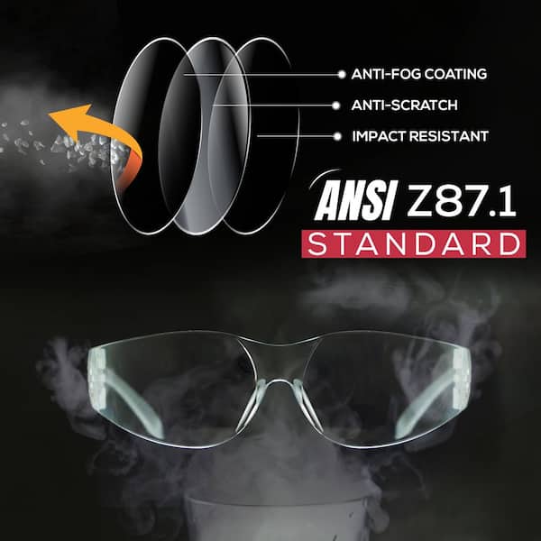 Reviews for BISON LIFE Hyline Clear Safety Glasses- Anti Fog  display picture 1