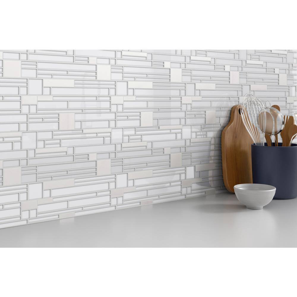 Energy Glass Interlocking Mosaic Tile for Walls