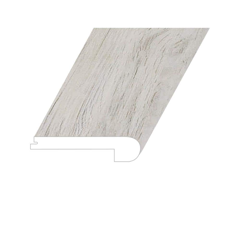 Manifesto Argent Dove 1 in. Thick x 4.5 in. Wide x 94.5 in. Length Vinyl Flush Stair Nose Molding price history on PriceWatchPro