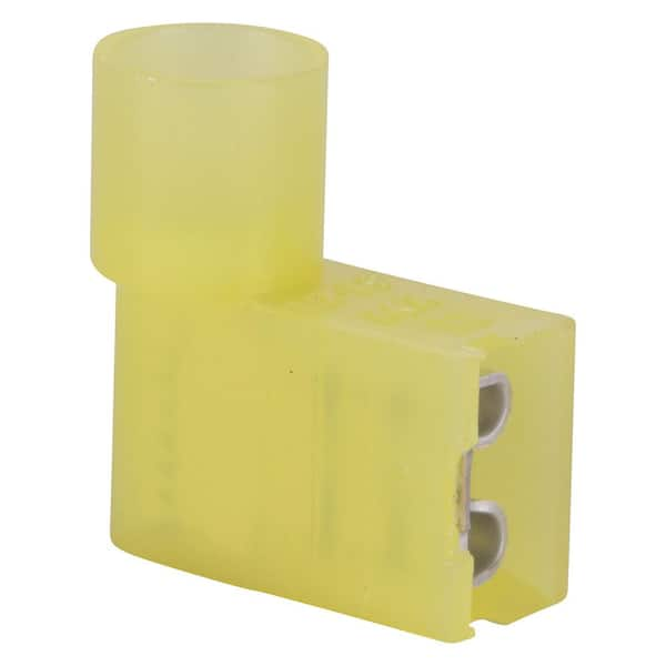 Yellow Nylon Ring Connector 12-10 (5/16 Stud) - Made in USA