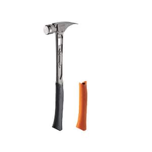 15 oz. TiBone Smooth Face with Curved Handle with Orange Replacement Grip (2-Piece)