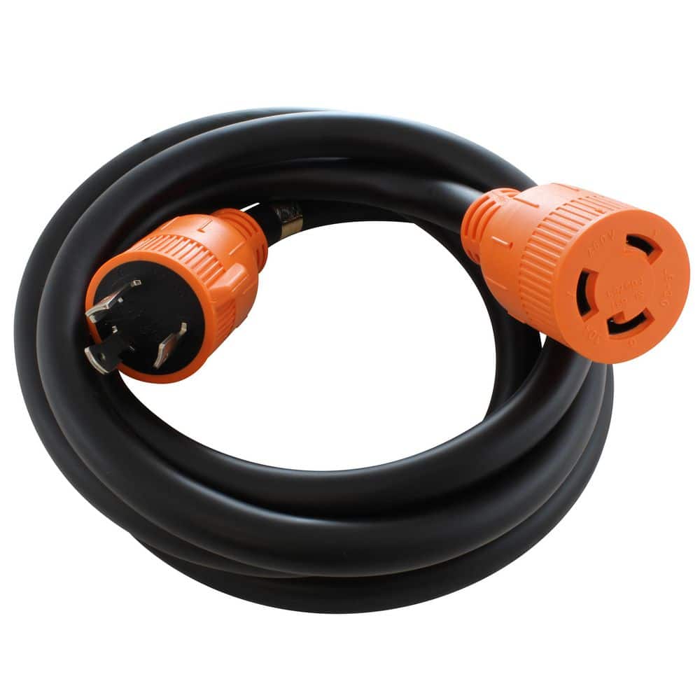 NEMA L6-30 30A 250V 10ft 10 / 3 STW Indoor/Outdoor Extension Cord in Black price history on PriceWatchPro