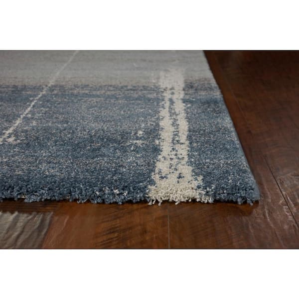 Rue Blue 3 ft. x 5 ft. Gradient Modern Area Rug