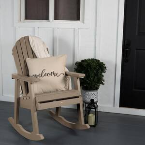 Highwood Classic Westport Federal Blue Recycled Plastic Outdoor Rocking ...