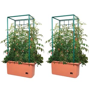 10 Gallon Tomato Trellis Self-Watering Grow System (2-Pack)