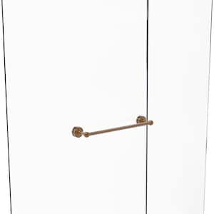 Waverly Place 18 in. Over-the-doorShower Door Towel Bar in Brushed Bronze