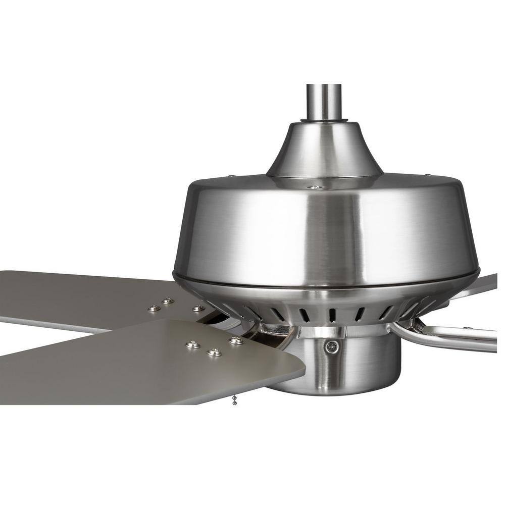 Brushed Nickel 32" 4-Blade Indoor Ceiling Fan with Reversible Blades