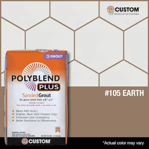 Polyblend Plus #105 Earth 25 lb. Sanded Grout