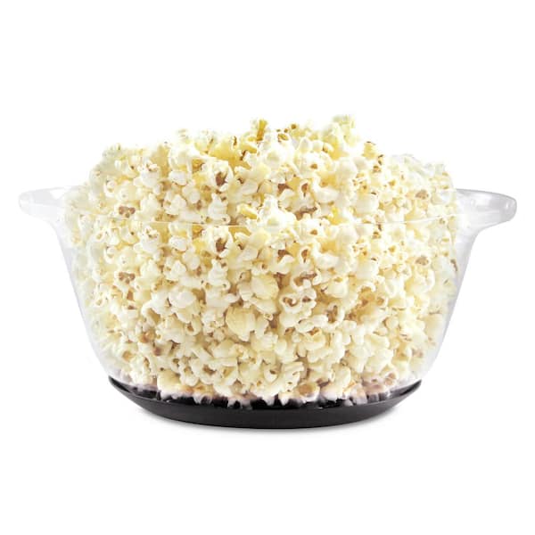 Electric Hot-oil Popcorn Popper Maker - Stir Crazy Popcorn Machine with  Nonstick Plate & Stirring Rod, Large Lid for Serving Bowl and Two Measuring  Spoons, 16-Cup for Home Christmas Party Kids