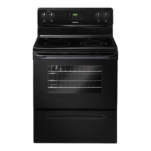 Frigidaire 30 in. 4.8 cu. ft. Electric Smooth Surface Range in Black