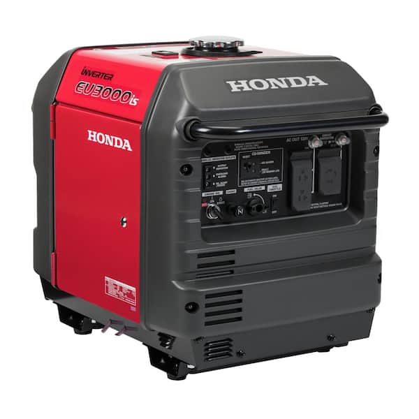 vente Indstilling halt Honda 3000-Watt Super Quiet Electric and Recoil Start Gasoline Powered  Inverter Generator with 30 Amp Outlet EU3000IS1AN - The Home Depot