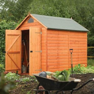6 ft. W x 8 ft. D Wood Secure Storage Shed