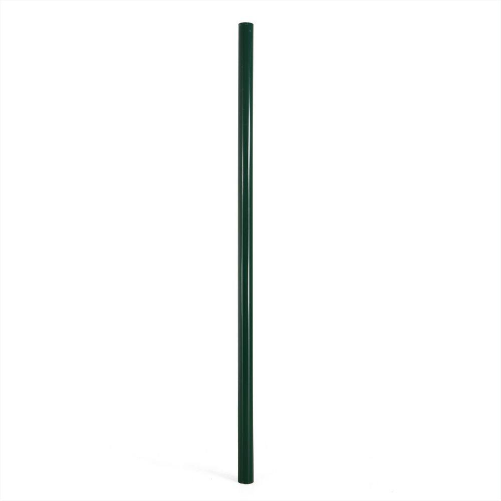 Black Galvanized 2-3/8 in. x 2-3/8 in. x 6 ft. Steel Corner Chain Link Fence Terminal Post (1 Pack) price history on PriceWatchPro