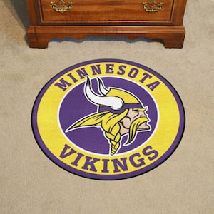 NFL Minnesota Vikings Purple 2 ft. Round Area Rug