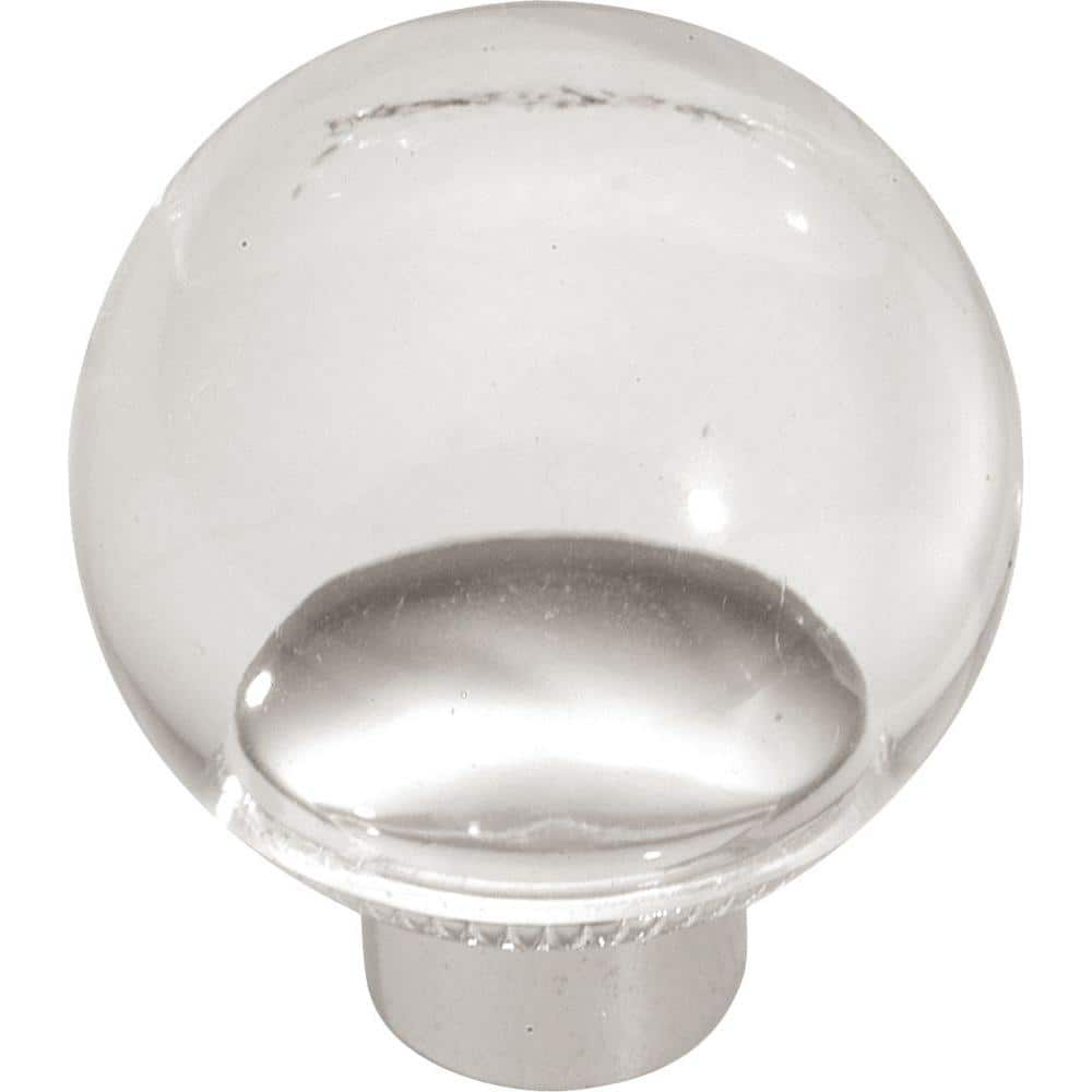 Hickory Hardware Midway 1 1 4 In Lucite Cabinet Knob P705 Lu The Home Depot