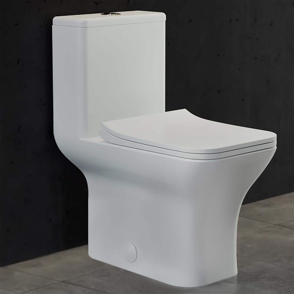 Amazon.com: Swiss Madison SM-1T256 Carre One-Piece Toilet