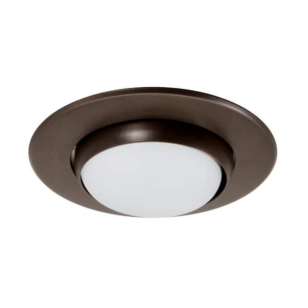 NICOR 5 in. Oil Rubbed Bronze Recessed Eyeball Trim