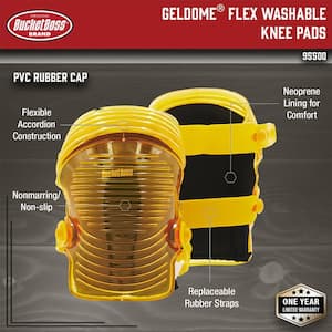 GelDome Flex Washable Accordion Soft Cap Knee Pad (1-pair)