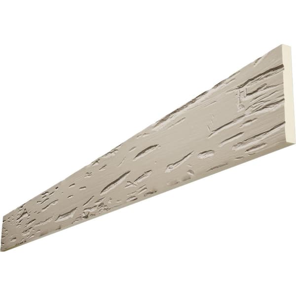 Endurathane 1 in. H x 8 in. W x 10 ft. L Pecky Cypress Buttercream Faux Wood Beam Plank