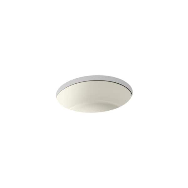 KOHLER Verticyl 15.75 Undermount Vitreous China Bathroom Sink in Beige