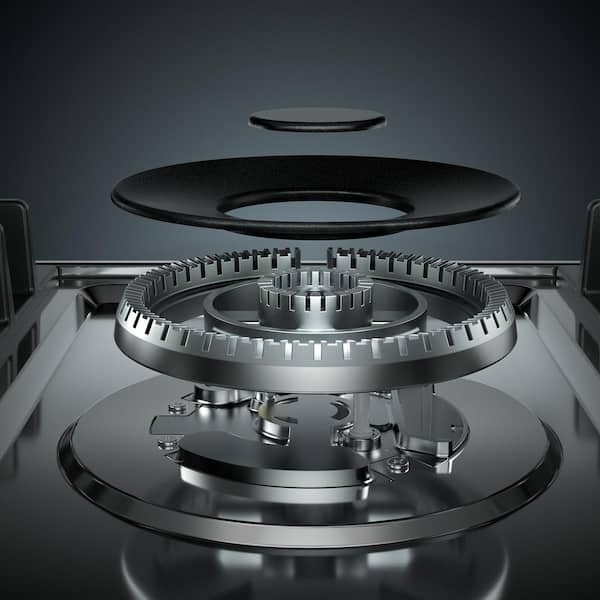 36 in. Built-in Gas Cooktop in Stainless Steel with 5 Sealed Burners
