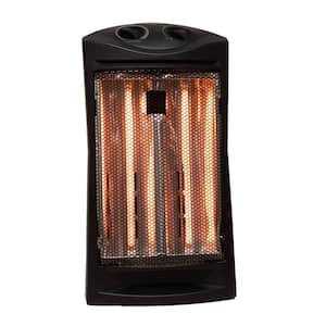 1500-Watt Radiant Quartz Tower Infrared Space Heater, Thermostat, Fan Assisted Radiant Heat, Tip Over, Overheat, Handle